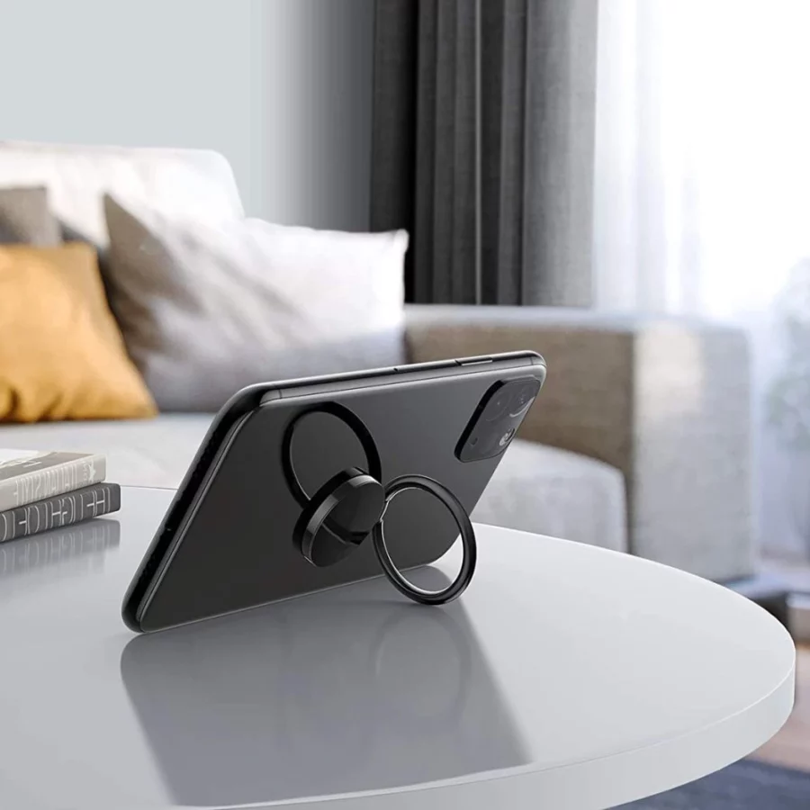 Uchwyt / ring Tech-Protect Magnetic Phone Ring z funkcją stojaka - czarny