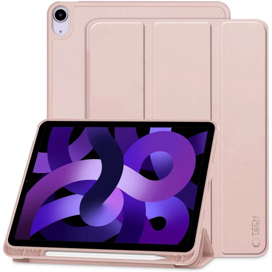 Etui Tech-Protect SmartCase Pen na iPad Air 10.9” (2020/2022) / 11” (2024/2025/2026) - różowe