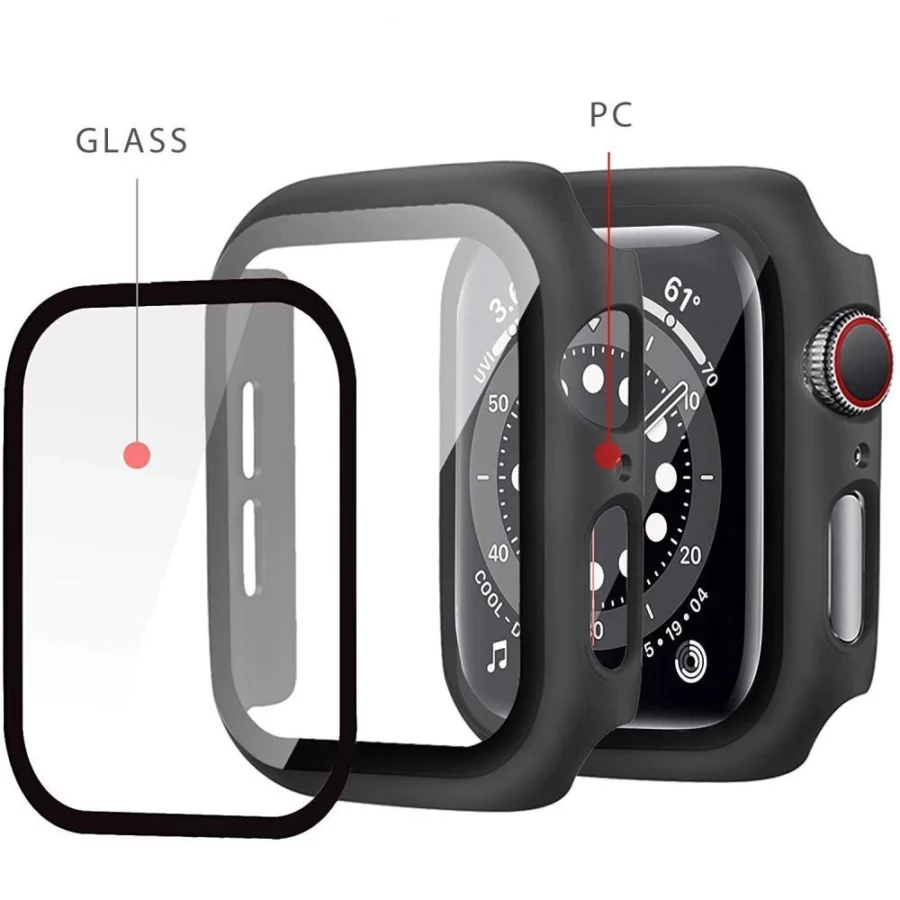 Etui Tech-Protect Defense360 na Apple Watch 45 mm - przezroczyste