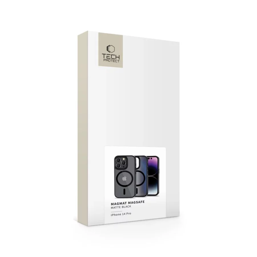 Etui Tech-Protect MagMat MagSafe na iPhone 14 Pro - czarny mat