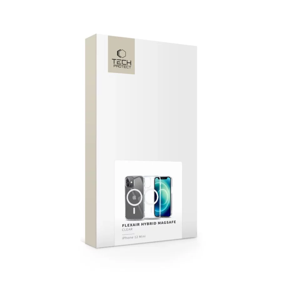 Etui Tech-Protect FlexAir Hybrid MagSafe na iPhone 12 mini - przezroczyste
