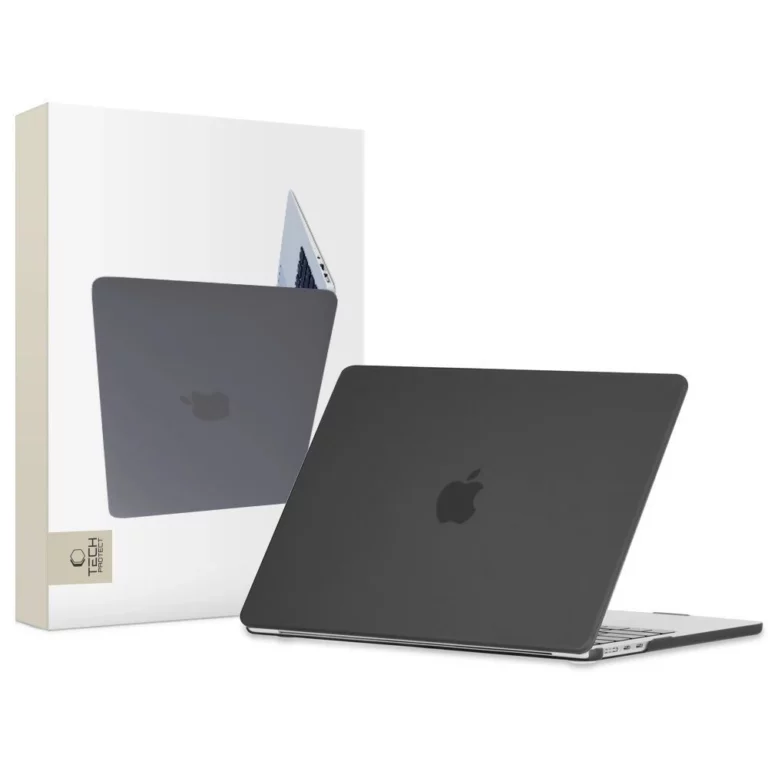 Etui Tech-Protect SmartShell na MacBook Air 13" M2 / M3 / 2022-2024 - czarny mat
