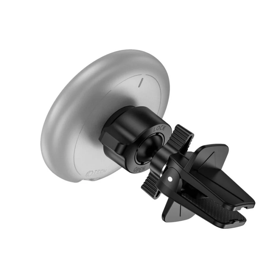 Uchwyt Tech-Protect A2 samochodowy na telefon z ładowarką indukcyjną MagSafe 15W na kratkę nawiewu - czarny