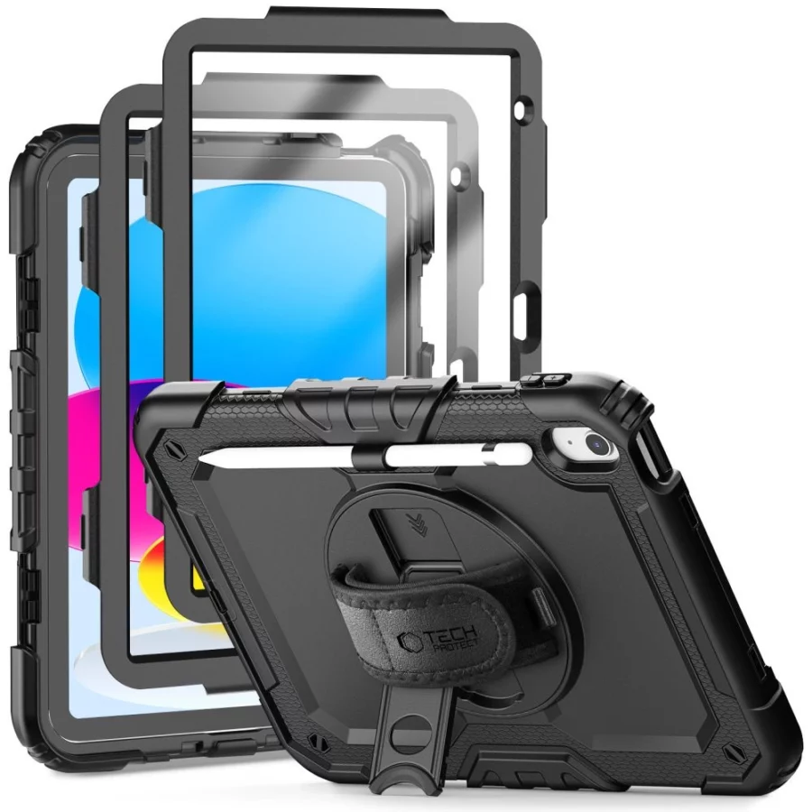 Etui Tech-Protect Solid360 na iPad 10.9" 2022 - czarne