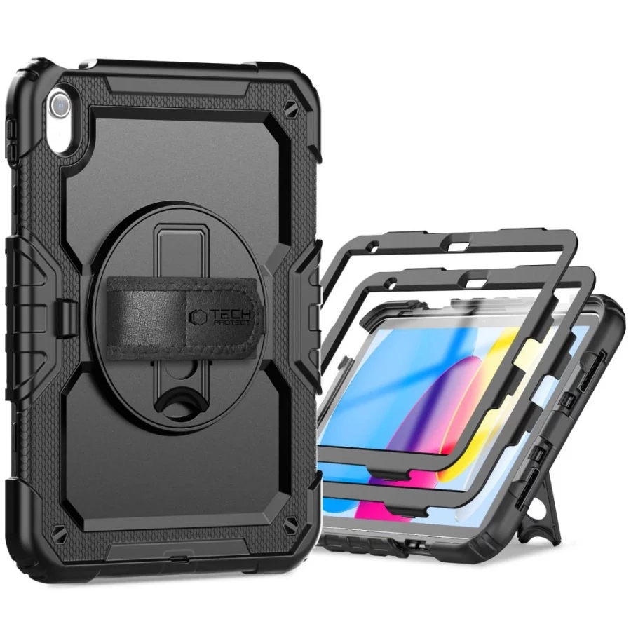 Etui Tech-Protect Solid360 na iPad 10.9" 2022 - czarne