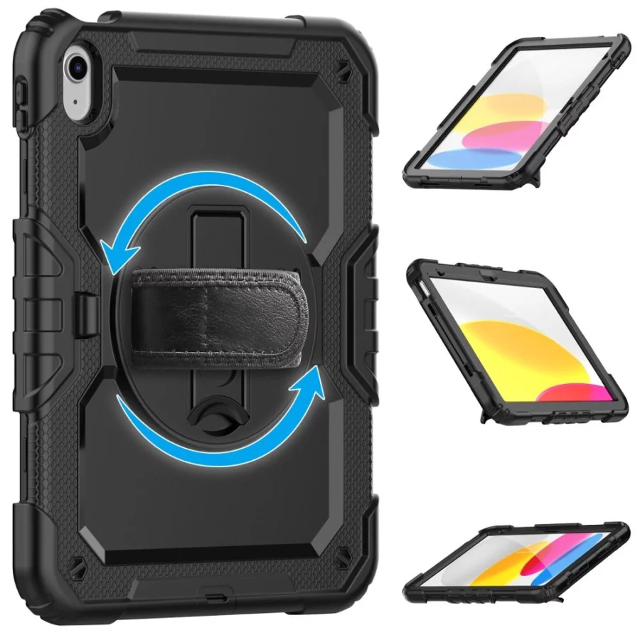 Etui Tech-Protect Solid360 na iPad 10.9" 2022 - czarne