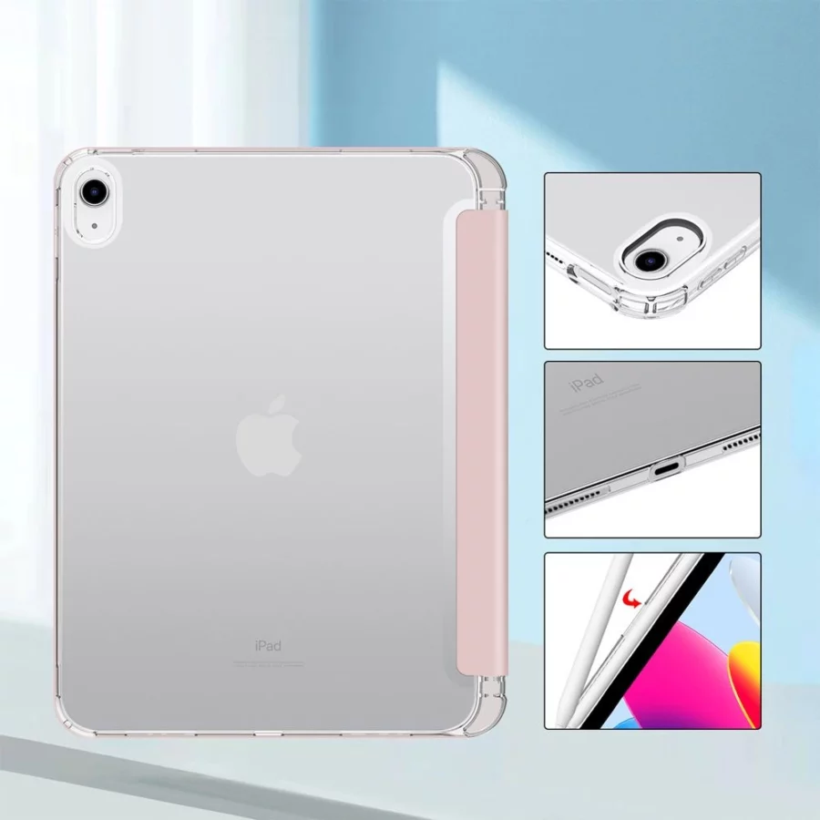 Etui Tech-Protect SC Pen Hybrid na iPad 10.9" 2022 - różowe