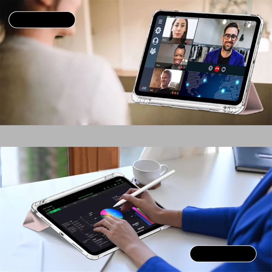 Etui Tech-Protect SC Pen Hybrid na iPad 10.9" 2022 - różowe