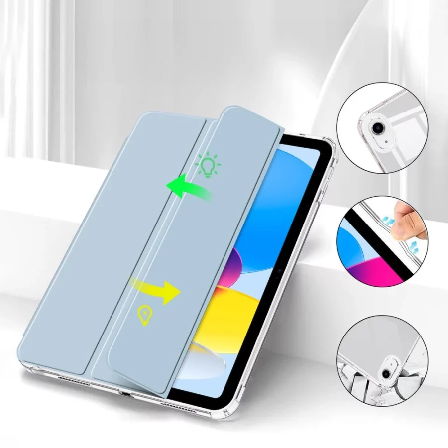 Etui Tech-Protect SC Pen Hybrid na iPad 10.9" 2022 - jasnoniebieskie