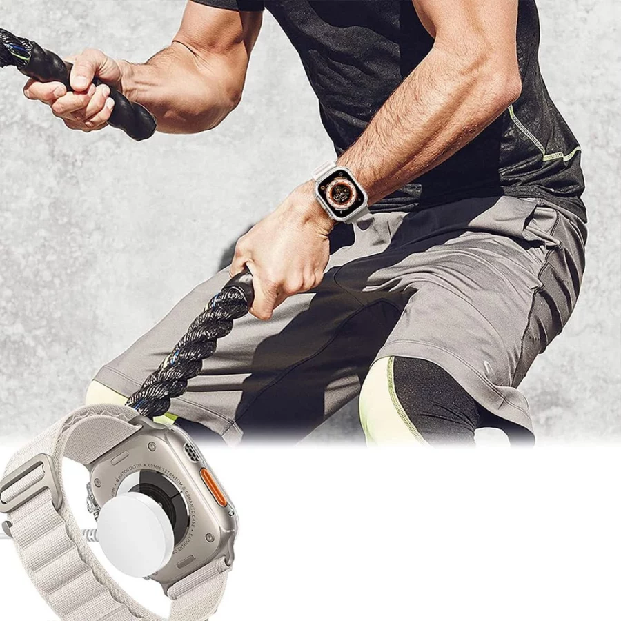 Etui Tech-Protect Defense360 na Apple Watch 49 mm - przezroczyste
