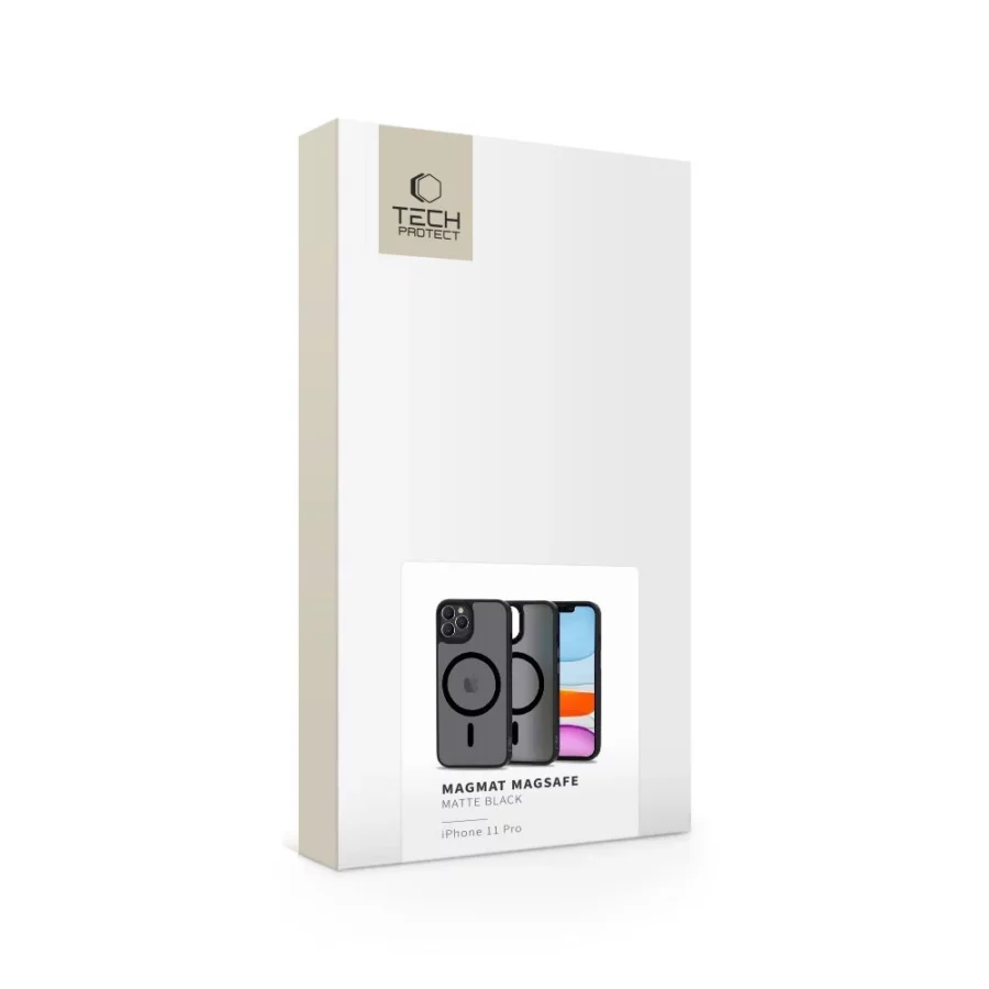 Etui Tech-Protect MagMat MagSafe na iPhone 11 Pro - czarny mat