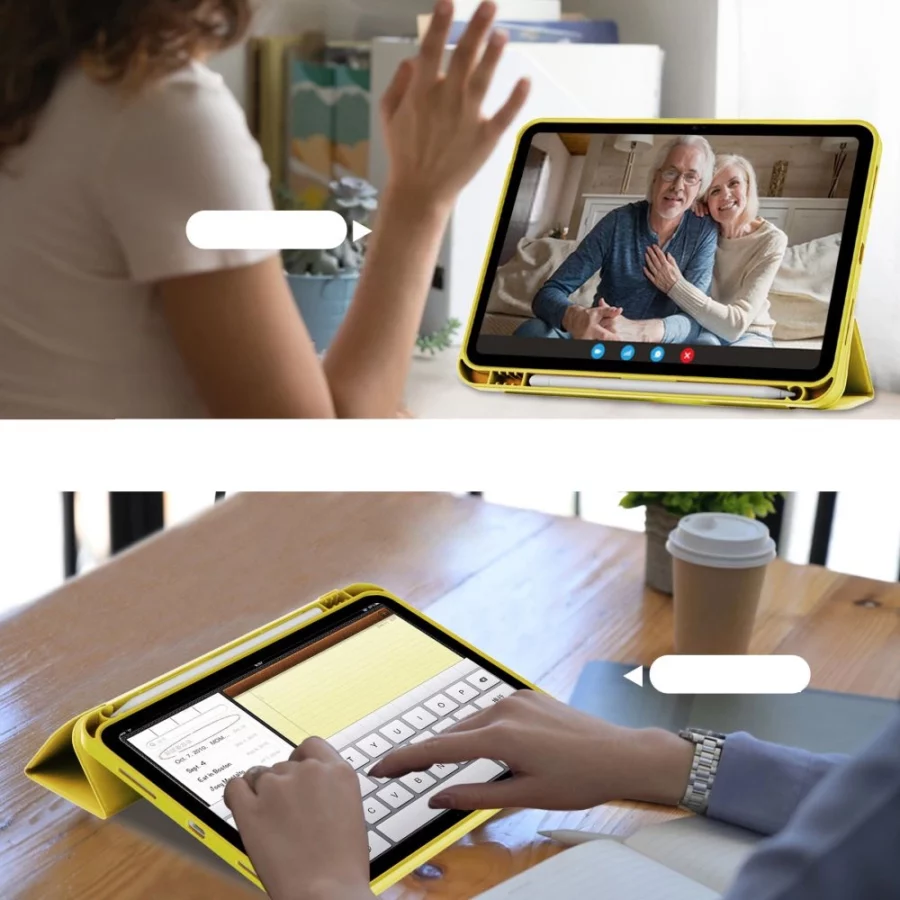 Etui Tech-Protect SC Pen na iPad 10.9" 2022 - żółte