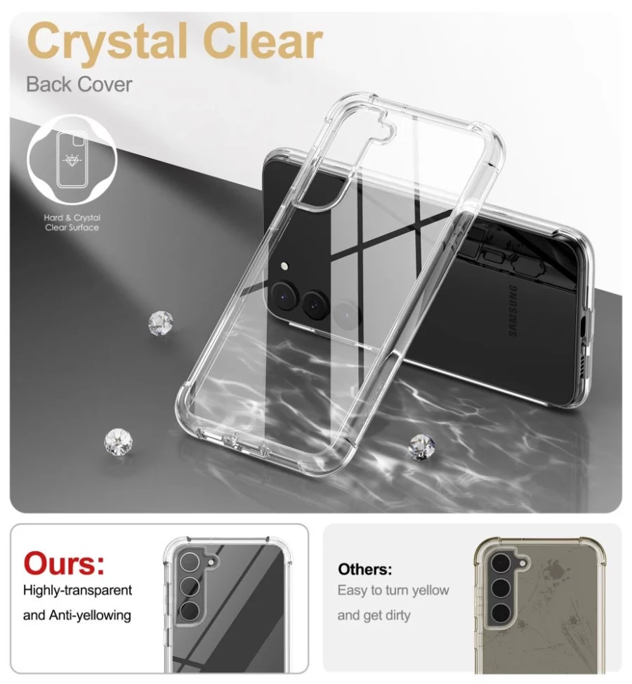 Etui Tech-Protect Kevlar na Samsung Galaxy S23+ - przezroczyste
