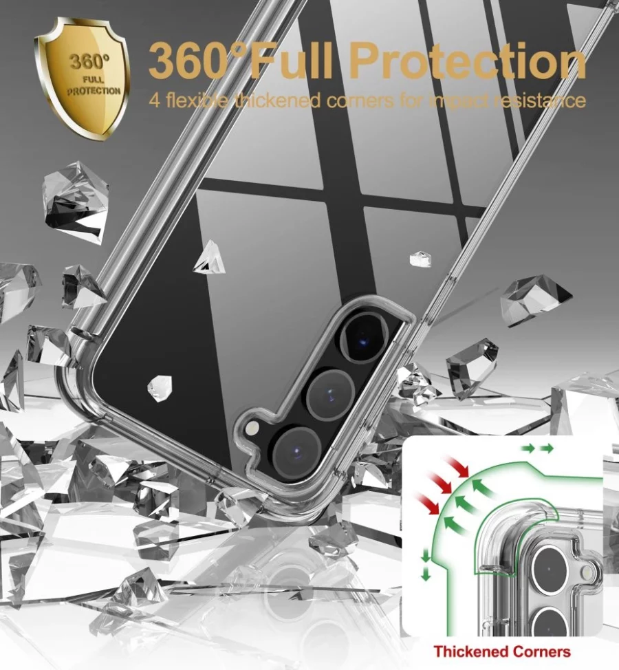 Etui Tech-Protect Kevlar na Samsung Galaxy S23+ - przezroczyste
