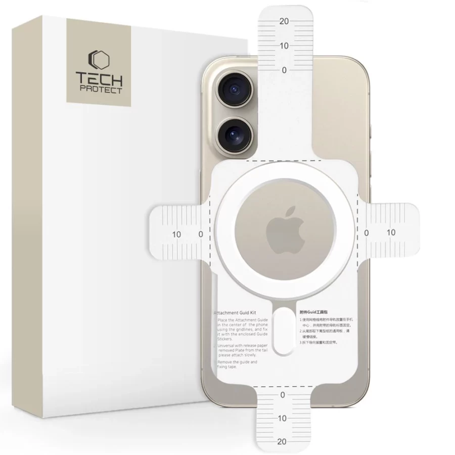 Pierścień magnetyczny Tech-Protect MagMat MagSafe uniwersalny - biały