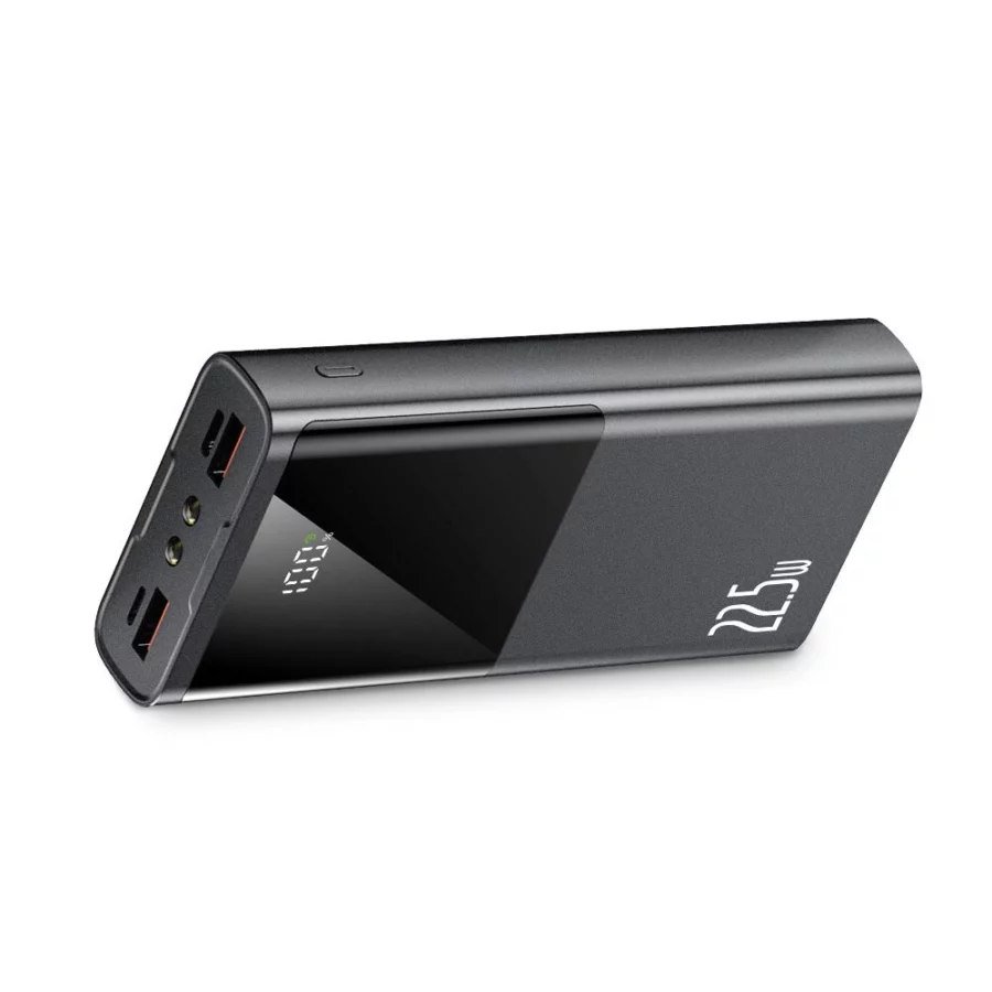 Powerbank Tech-Protect PB13 20000mAh 22.5W 2x USB-A / USB-C / Lightning z kablem USB-C / USB-A - szary