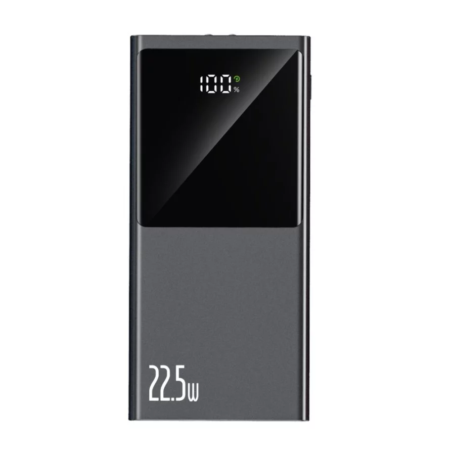 Powerbank Tech-Protect PB13 20000mAh 22.5W 2x USB-A / USB-C / Lightning z kablem USB-C / USB-A - szary
