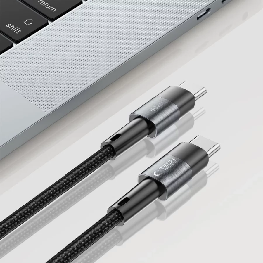 Kabel Tech-Protect UltraBoost USB-C / USB-C PD 60W 3A 0.25m - szary