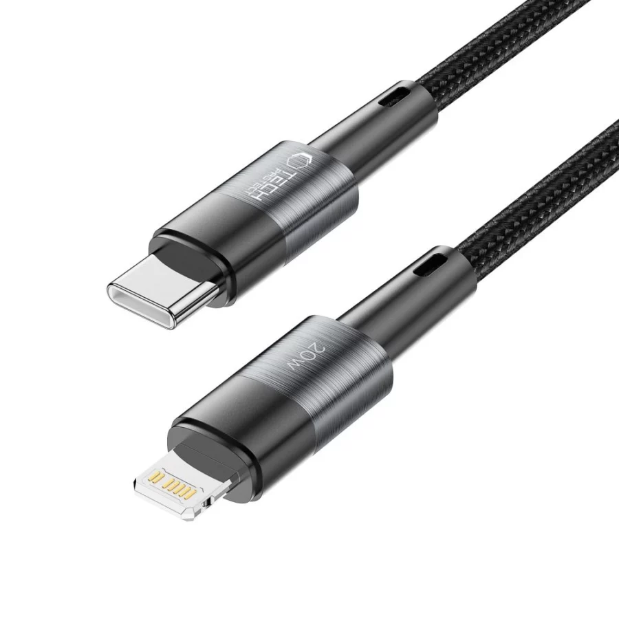 Kabel Tech-Protect UltraBoost Lightning / USB-C PD 20W 3A 2m - szary