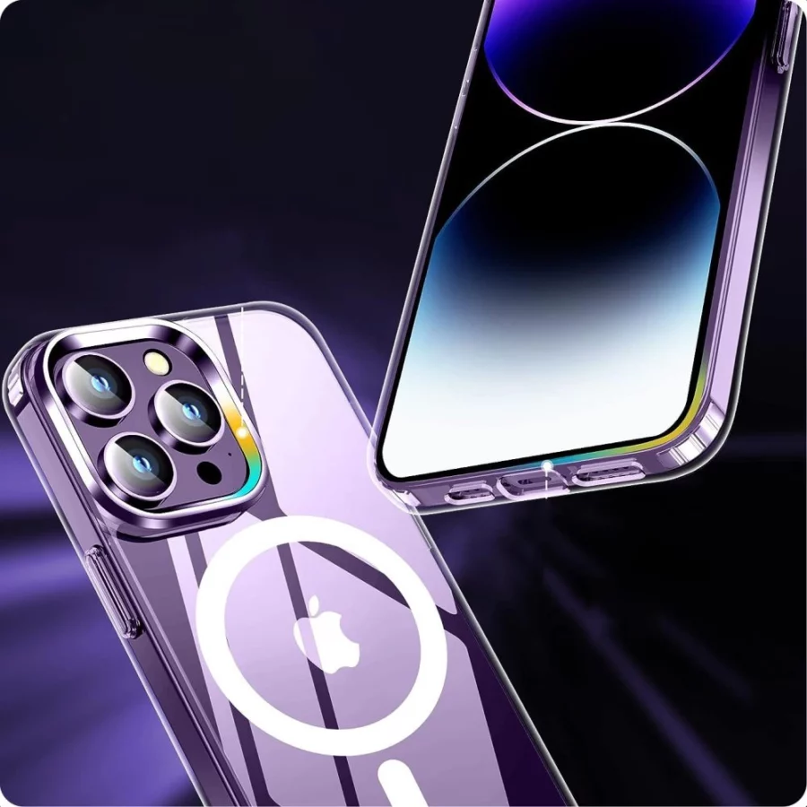 Etui Tech-Protect FlexAir Hybrid MagSafe na iPhone 15 Pro - przezroczyste