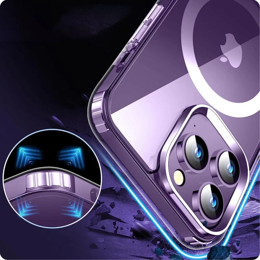 Etui Tech-Protect FlexAir Hybrid MagSafe na iPhone 15 Pro Max - przezroczyste