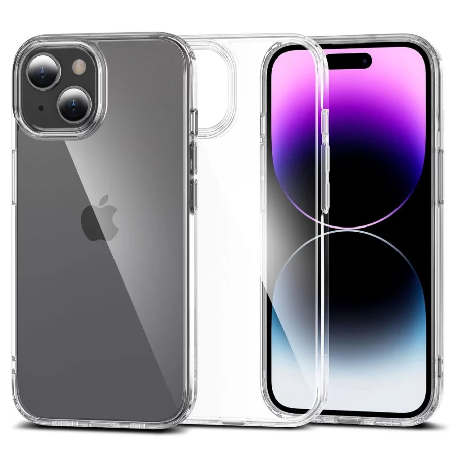 Etui Tech-Protect FlexAir Hybrid na iPhone 15 - przezroczyste