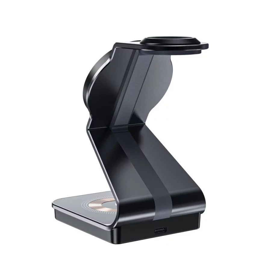 Ładowarka Tech-Protect QI15W-A29 indukcyjna 3w1 z MagSafe na smartfon / Apple Watch / AirPods - czarna