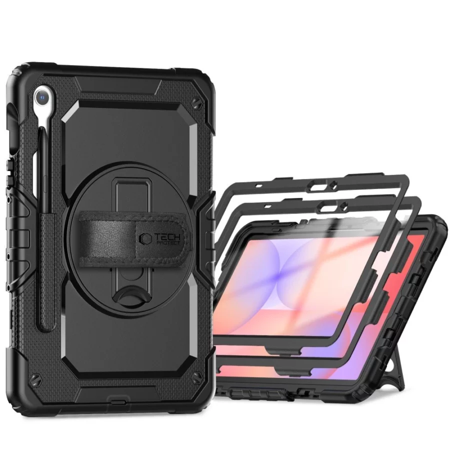 Etui Tech-Protect Solid360 na Samsung Galaxy Tab S9 FE 10.9" X510 / X516B - czarne