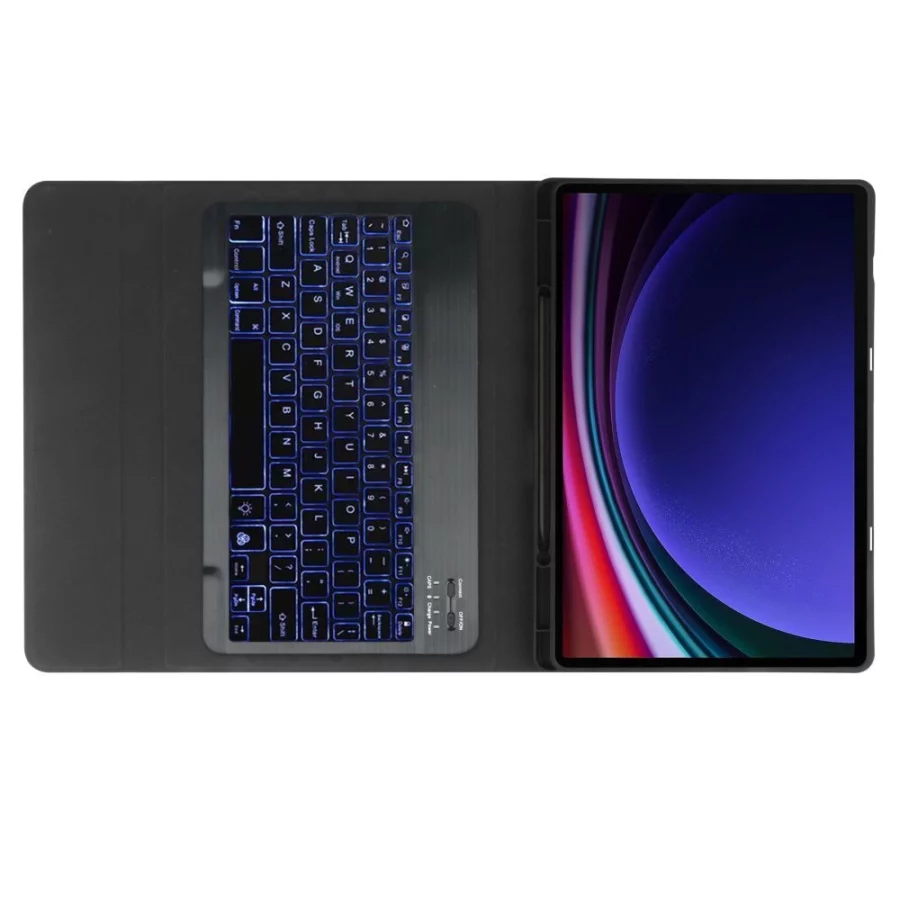 Etui Tech-Protect SC Pen + Keyboard z klawiaturą na Samsung Galaxy Tab S9 FE+ 12.4" X610 / X616B - czarne