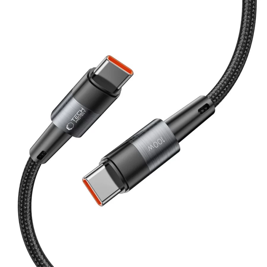 Kabel Tech-Protect UltraBoost USB-C / USB-C PD 100W 5A 0.25m - szary