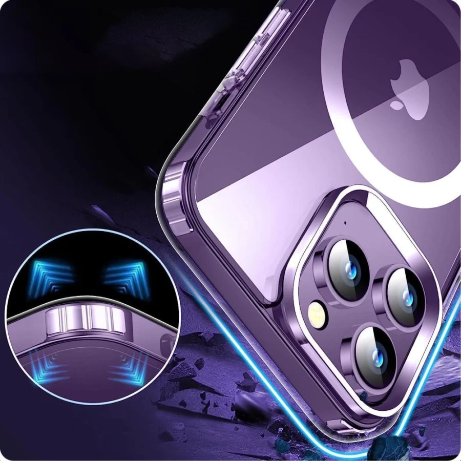 Etui Tech-Protect FlexAir Hybrid MagSafe na Samsung Galaxy S24 - przezroczyste