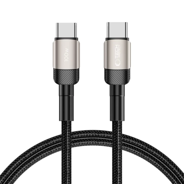 Kabel Tech-Protect UltraBoost Evo USB-C / USB-C PD 100W 5A 1m - tytanowy