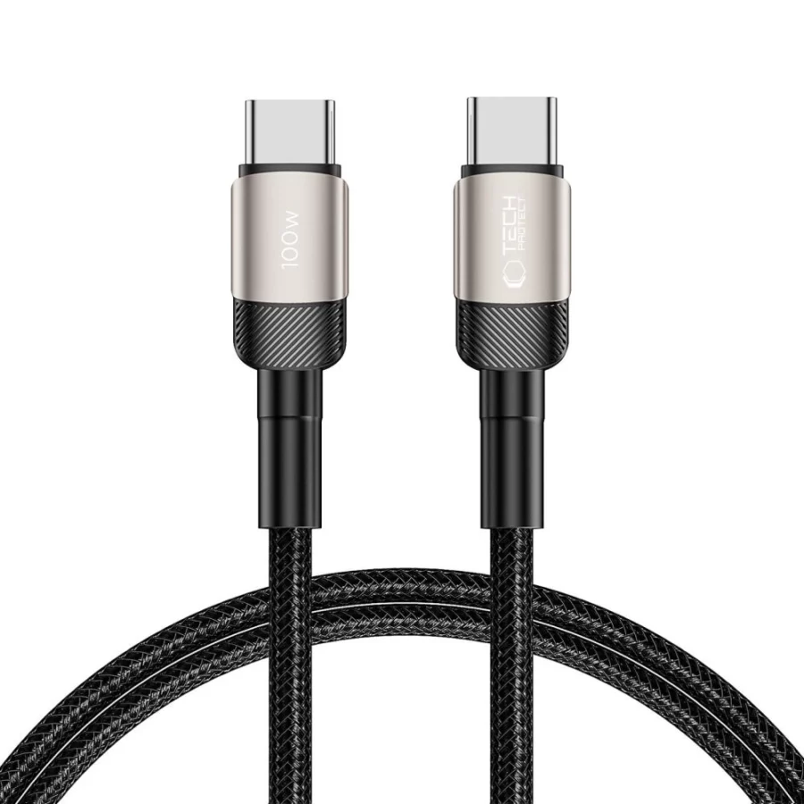 Kabel Tech-Protect UltraBoost Evo USB-C / USB-C PD 100W 5A 1m - tytanowy