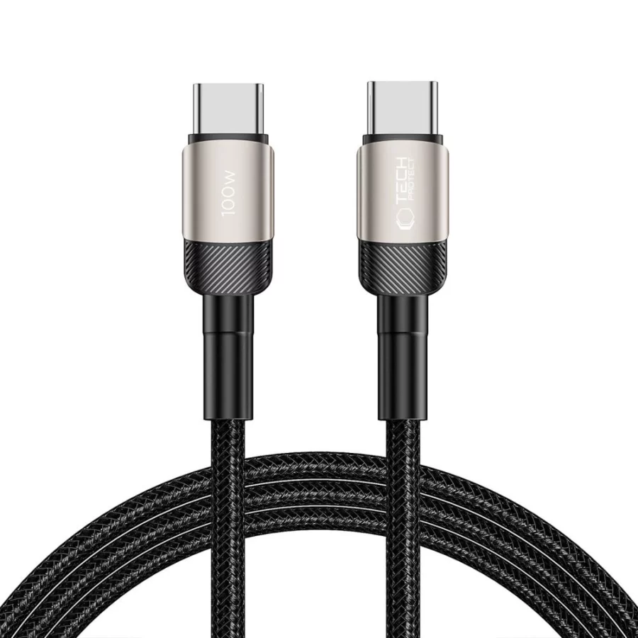 Kabel Tech-Protect UltraBoost Evo USB-C / USB-C PD 100W 5A 2m - tytanowy
