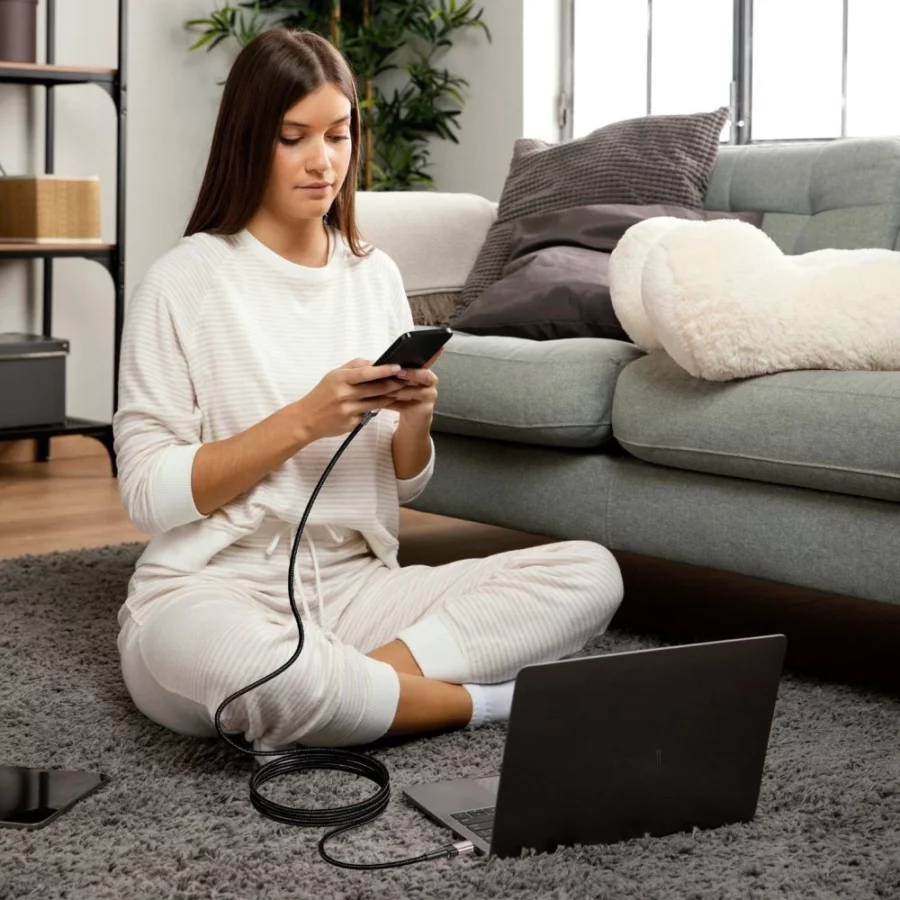 Kabel Tech-Protect UltraBoost Evo USB-C / USB-C PD 100W 5A 2m - tytanowy