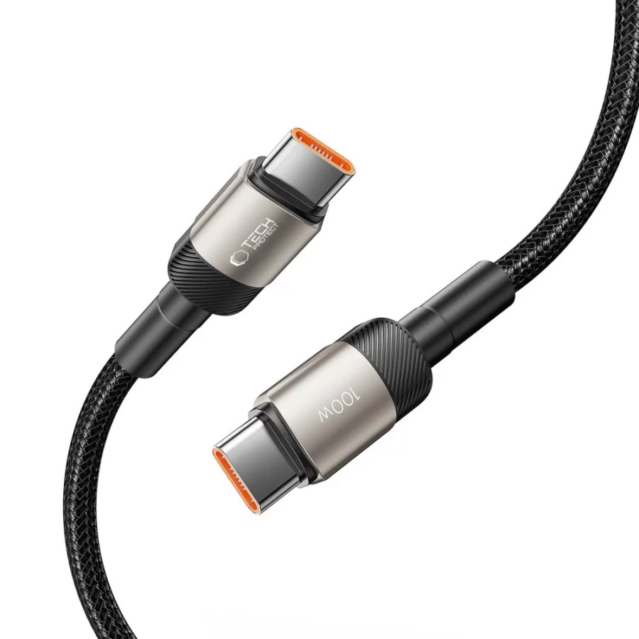 Kabel Tech-Protect UltraBoost Evo USB-C / USB-C PD 100W 5A 2m - tytanowy