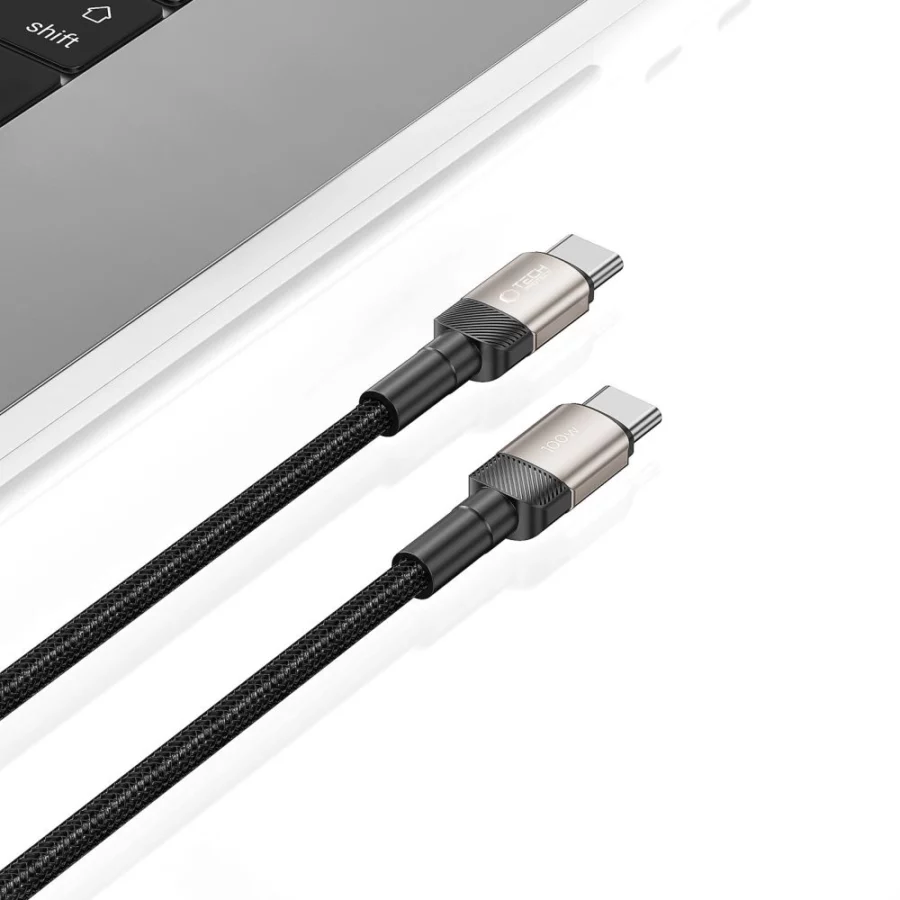 Kabel Tech-Protect UltraBoost Evo USB-C / USB-C PD 100W 5A 2m - tytanowy