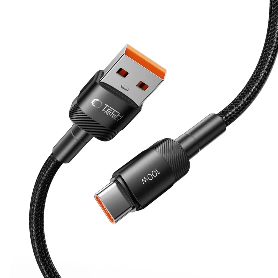 Kabel Tech-Protect UltraBoost Evo USB-C / USB-A 100W 5A 0.5m - czarny