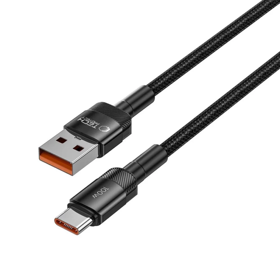 Kabel Tech-Protect UltraBoost Evo USB-C / USB-A 100W 5A 0.5m - czarny