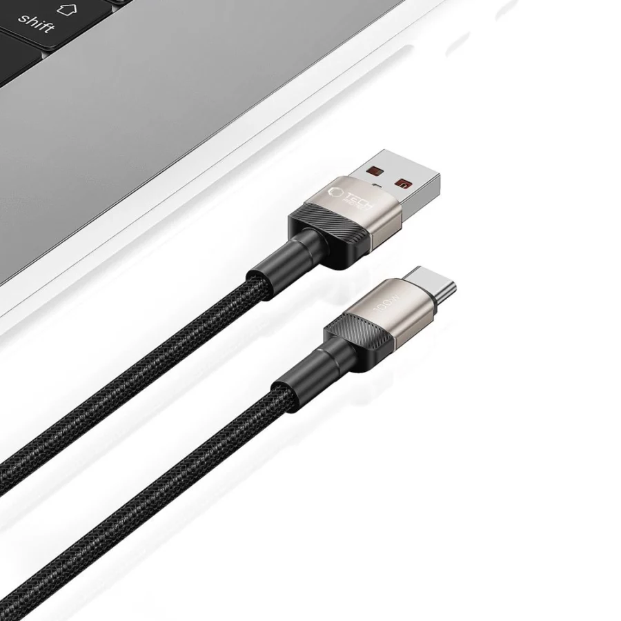 Kabel Tech-Protect UltraBoost Evo USB-C / USB-A 100W 5A 2m - tytanowy