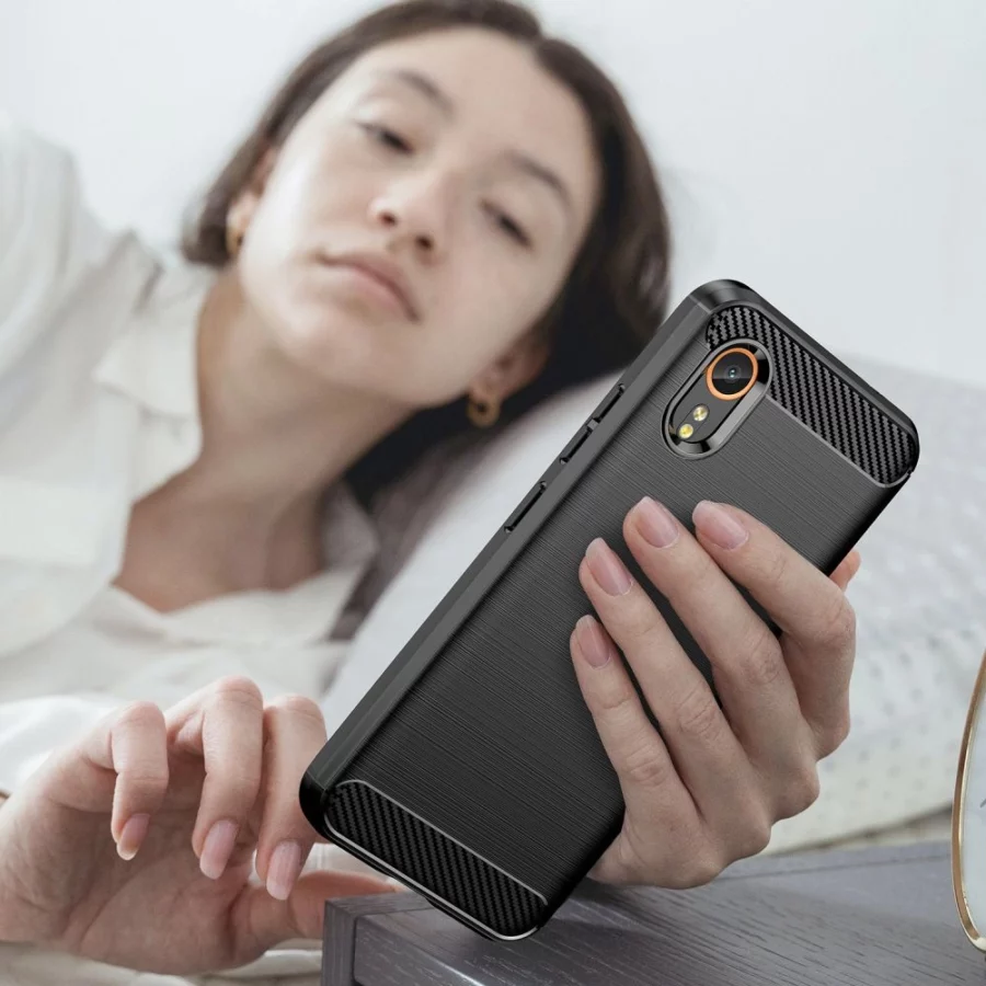Etui Tech-Protect TPUCarbon na Samsung Galaxy XCover 7 - czarne