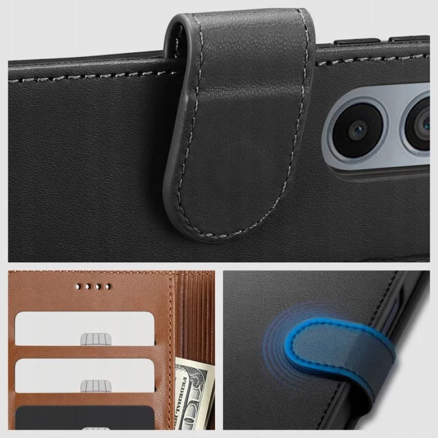 Etui Tech-Protect Wallet na Samsung Galaxy XCover 7 - czarne
