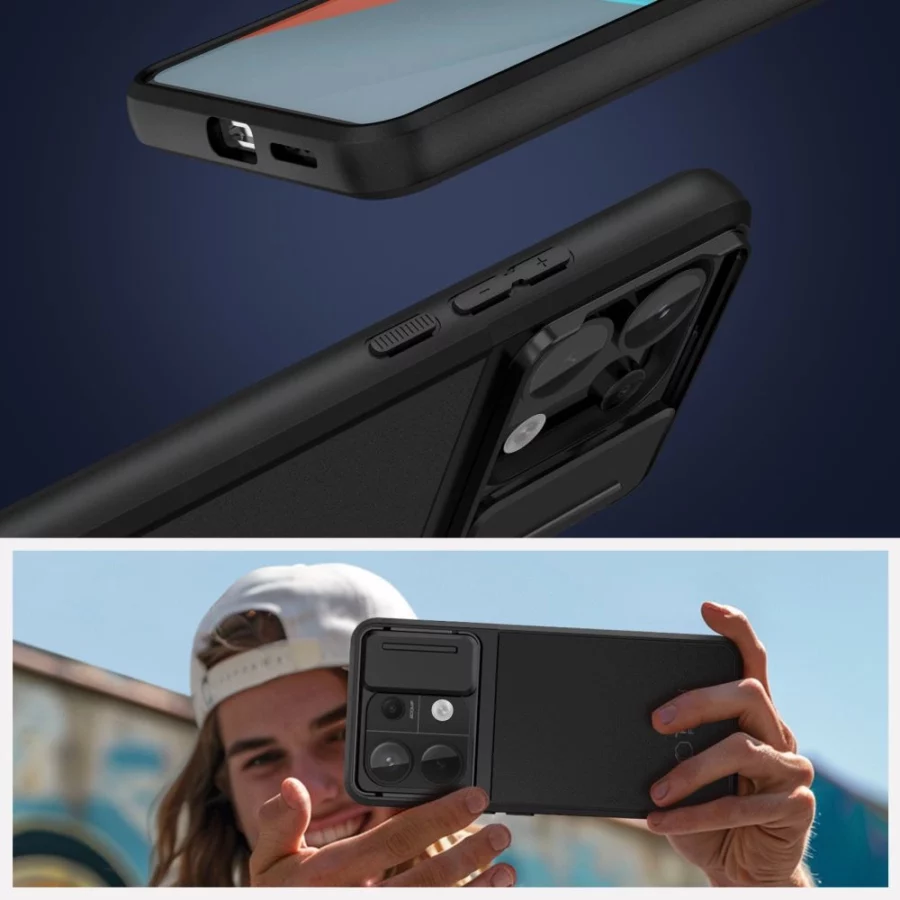 Etui Tech-Protect Velar Cam+ na Xiaomi Redmi Note 13 Pro 5G / Poco X6 5G - czarne