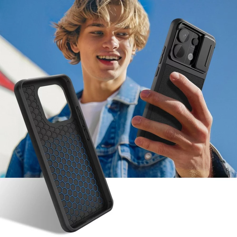 Etui Tech-Protect Velar Cam+ na Xiaomi Redmi Note 13 Pro 5G / Poco X6 5G - czarne