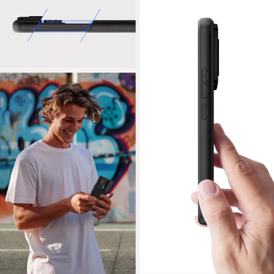 Etui Tech-Protect Velar Cam+ na Xiaomi Redmi Note 13 Pro 5G / Poco X6 5G - czarne