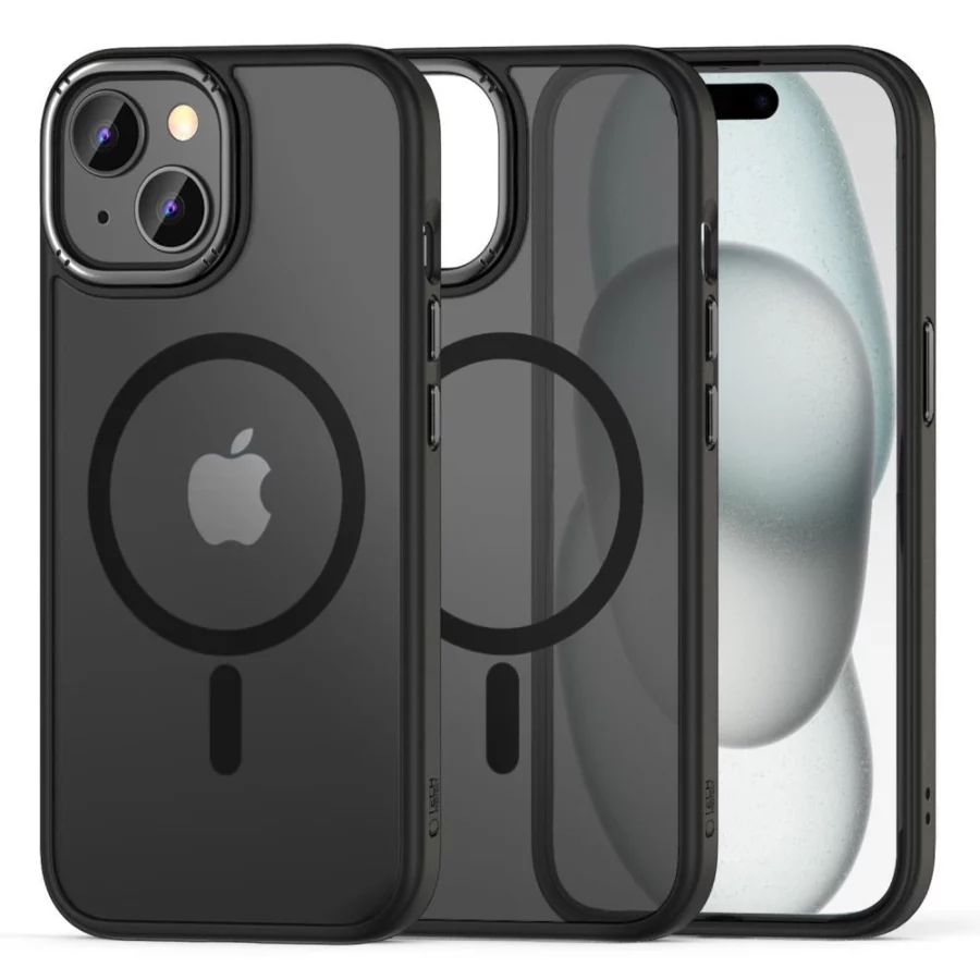 Etui Tech-Protect MagMat 2 MagSafe na iPhone 15 - czarny mat