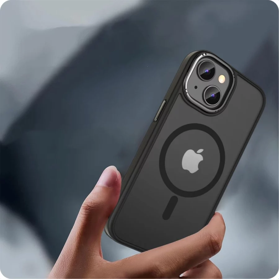 Etui Tech-Protect MagMat 2 MagSafe na iPhone 15 - czarny mat