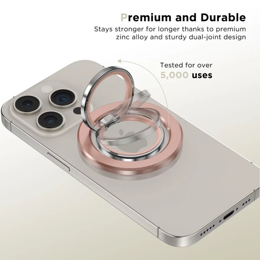 Uchwyt / ring Tech-Protect MMR300 magnetyczny z MagSafe - różowy