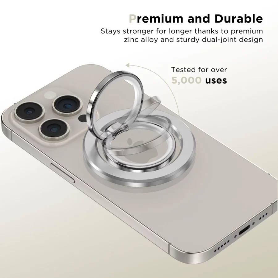 Uchwyt / ring Tech-Protect MMR300 magnetyczny z MagSafe - srebrny
