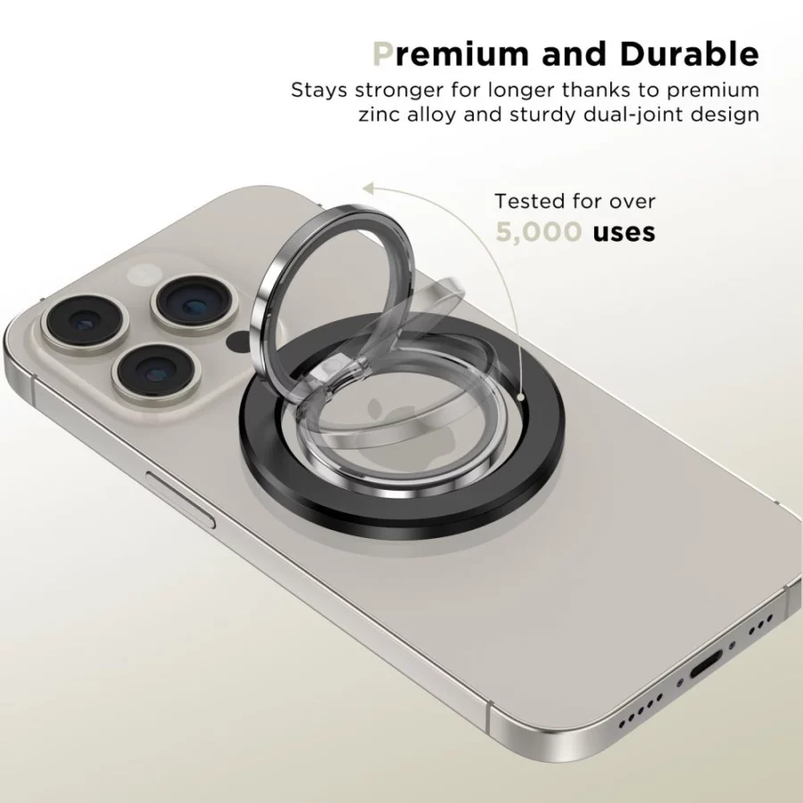 Uchwyt / ring Tech-Protect MMR300 magnetyczny z MagSafe - czarny